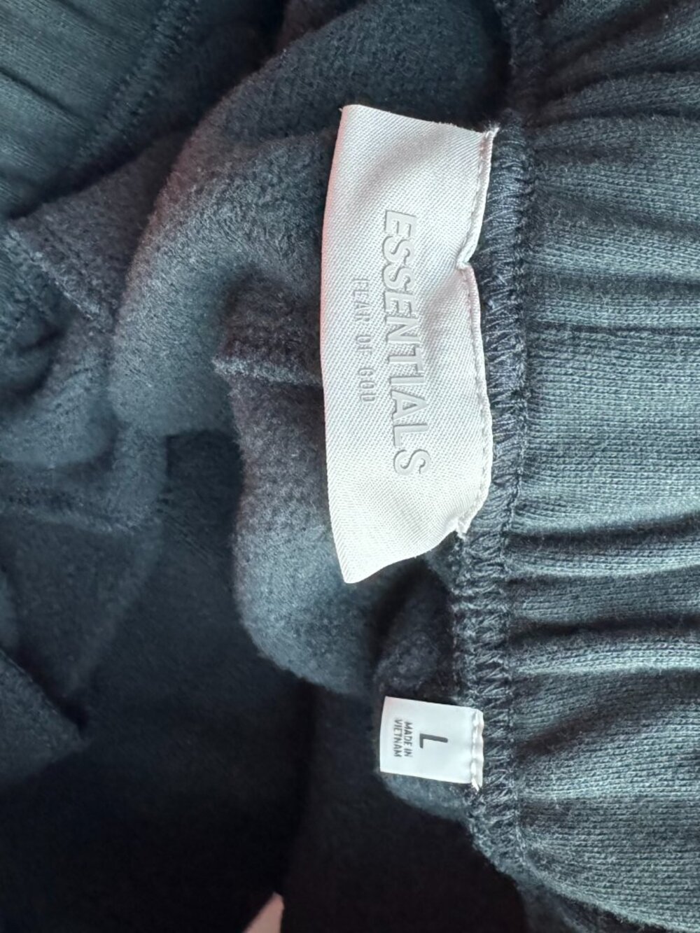 Fear of God ESSENTIALS Black Fleece Sweatpants 🖤 - Picture 5 of 5